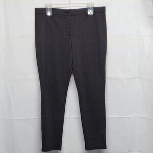 Mario Serrani Italy Womens Pants Size Large Ankle Stretch Tapered Plaid 34 X 26